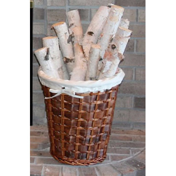 White Birch Log Bundle, 8-Piece Set