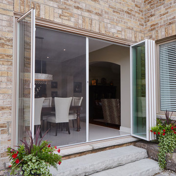 Transitional Delight with Window Wall Feature