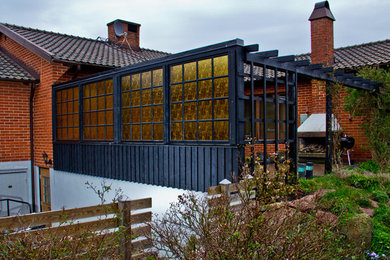 Modern patio in Malmo.