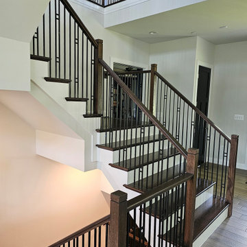 Project #109 | U-Shaped Stairs in Countryside Retreat