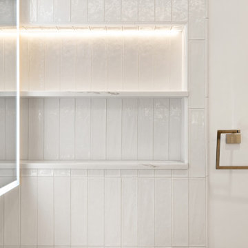 Contemporary Lit-Niche Bathroom by NextGen Home Builders in Los Angeles, CA