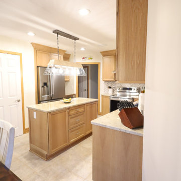 Warm Wood Wonder: White Oak Kitchen Remodel with Smart Storage