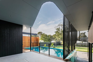 This is an example of a contemporary deck in Adelaide.