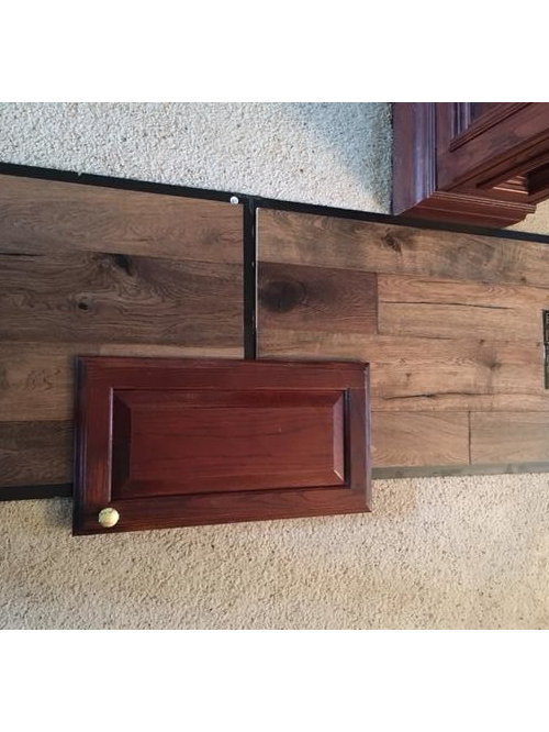 Wood Floor To Compliment Dark Cherry Cabinets