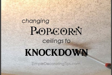 Changing Popcorn Ceilings to Knockdown
