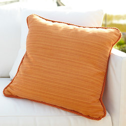 Orange Square Outdoor Pillow - Outdoor Cushions And Pillows