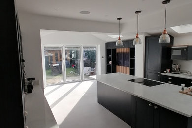 Photo of a modern kitchen in Manchester.