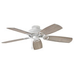 HInkley - Marquis 52" Fan, Chalk White, Weathered Wood - A timeless standout from the Regency Series, Marquis defines the simple-meets-stylish silhouette. Its traditional design is available in a wide variety of finishes with reversible blades to complement your interior spaces. Blades are included with every fan.