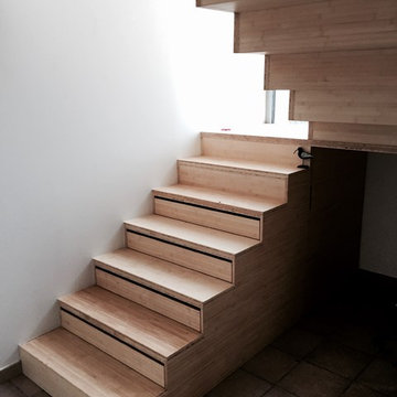 Escalier multifonction pour une entrée Lumineuse