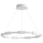 Oxygen Lighting - Dieter 32" Pendant, White - Stylish and bold. Make an illuminating statement with this fixture. An ideal lighting fixture for your home.