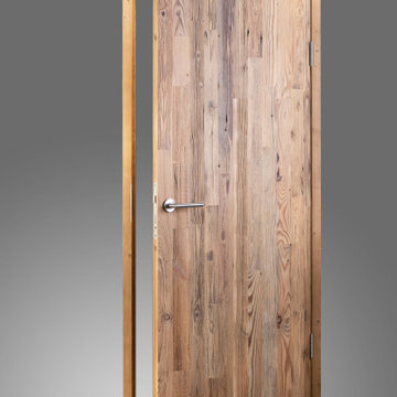 Reclaimed wood doors