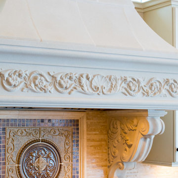 Le Petite Cast Stone Kitchen Range Hood