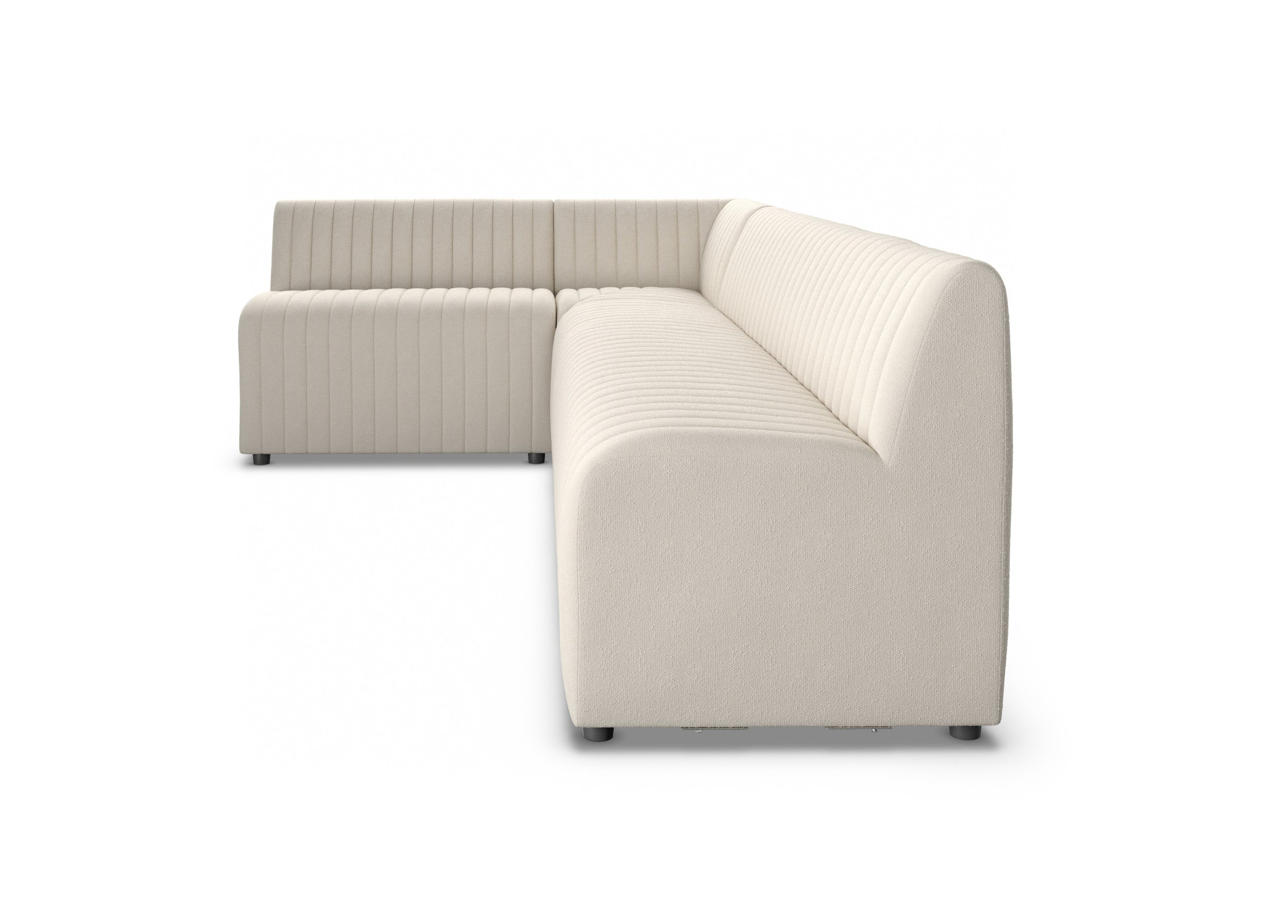 Augustine Dining Banquette L Shape 110", 110" - Transitional - Dining ...