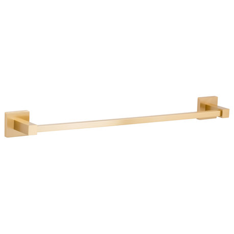 Vlora Bath Series, 30" Towel Bar, Satin Brass