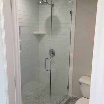 White Marble Master Bath