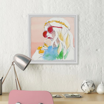 "Bohemian Chic" Framed Painting Print