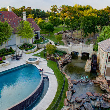 Flower Mound French Water Wheel
