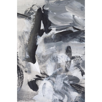 "Black and White Mix III" Fine Art Giant Canvas print 72"x48"