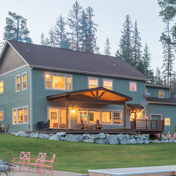 Custom Modular Two-Story Home - Priest Lake, Idaho