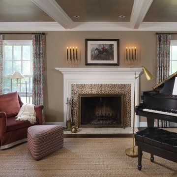 Playful English Living Room