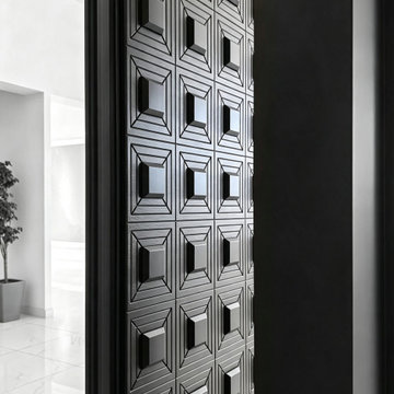Luxury Bronze Brushed Pivot Entry Door