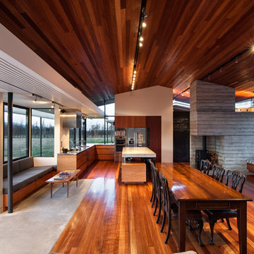 Modernist Timber and Concrete