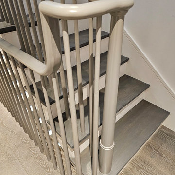 Project #112 | Traditional Staircase with Continuous Rail System