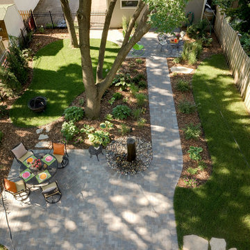 Well-laid out Urban Back Yard