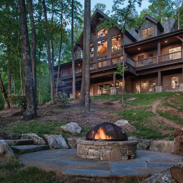 Timber Frame in North Carolina - Jackson County Residence
