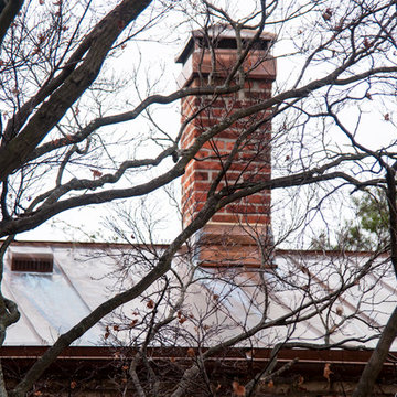 Cedar Shake Shingles with Copper Flashings
