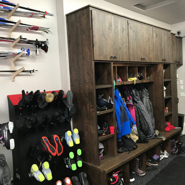 Family Ski Garage