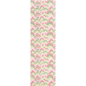 Madcap Cottage by Momeni Embrace Cloud Club Pink Runner 2'3"x8'