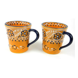 encantada - Pair of Flared Cup, Mango, Encantada - Mugs