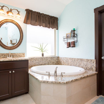 Master Bathroom | Expand and Brighten Shower | Repaint Walls & Ceiling