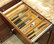 Oceanstar 5-Piece Bamboo Expandable Drawer Utensil Organizer Set