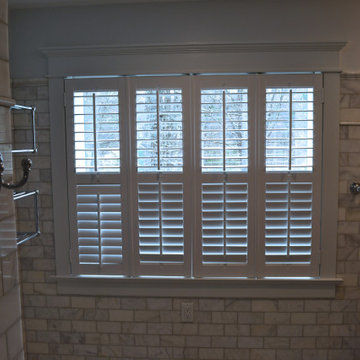 Interior Shutter: Master Bathroom Picture Window