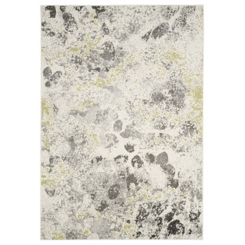 Safavieh Watercolor Collection WTC696 Rug, Ivory/Grey, 2'3" X 8'