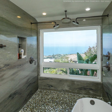 Large New Windows in Amazing Bath and Shower - Renewal by Andersen San Francisco