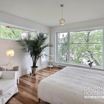 Modern Duplex Photos, Cutsom Home Design by Drummond House Plans