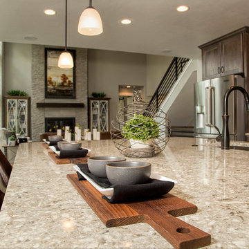 Quartz Kitchen in Chakra Beige