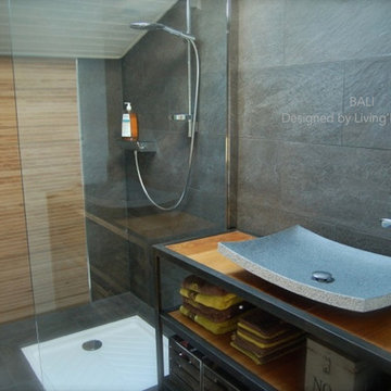 OUR CLIENTS' INSTALLATION WITH OUR TRENDY NATURAL STONE PRODUCTS