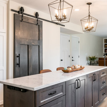 Transitional Kitchen Remodel Done in the Colors Snow and Shale