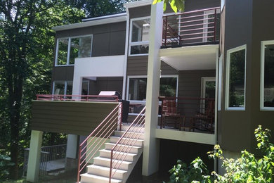 Inspiration for a timeless exterior home remodel in Baltimore