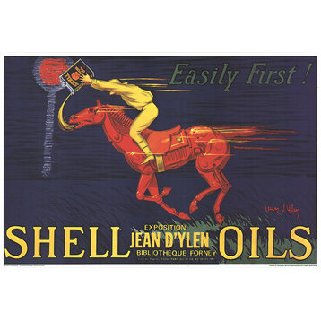 Jean D'Ylen, Shell Oils-Easily First!, 1980, Artwork