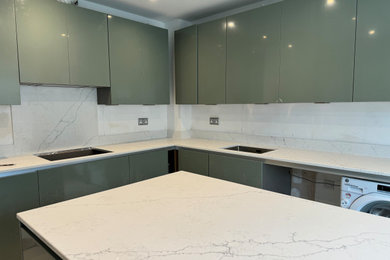 Modern kitchen in Berkshire.