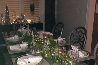 Dining room - eclectic dining room idea in Other