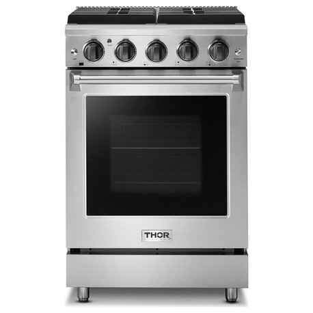 Thor Kitchen LRG2401U 24"W 3.7 Cu. Ft. Capacity Freestanding - Stainless Steel