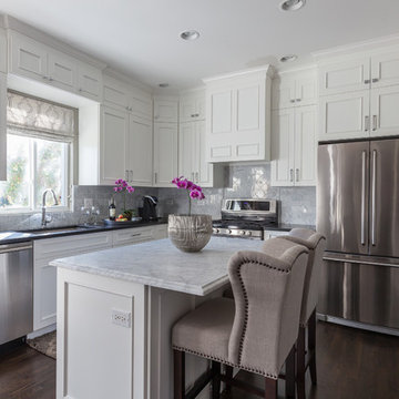 Transitional Kitchen & Bedroom
