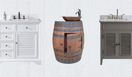 Rustic and Farmhouse Vanities Under $1,000