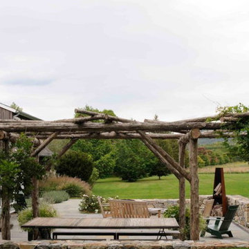 Dutchess County Farmhouse - pergola after